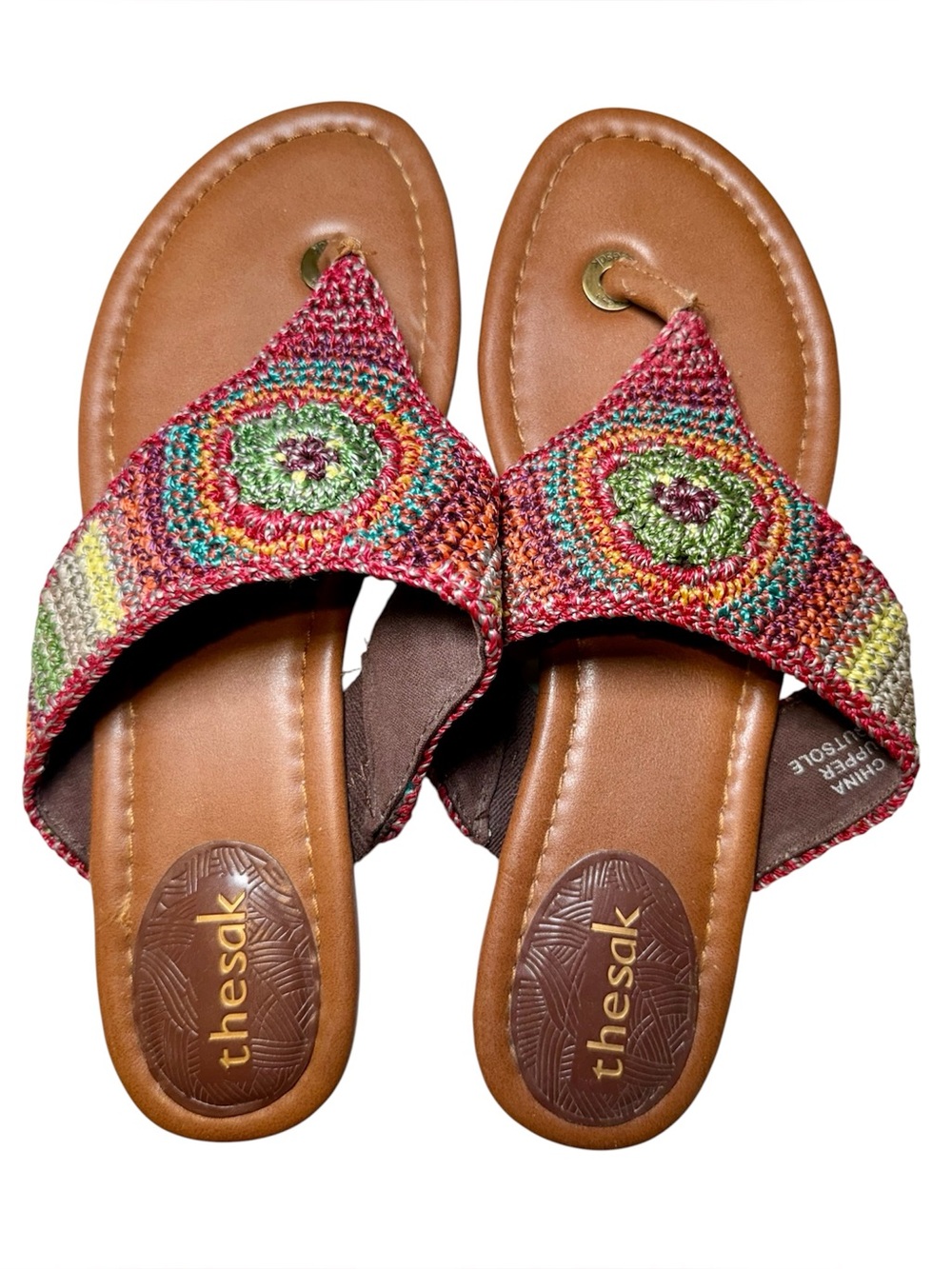 The Sak Shana Thong Sandals Women’s Size 10 Boho 🌈